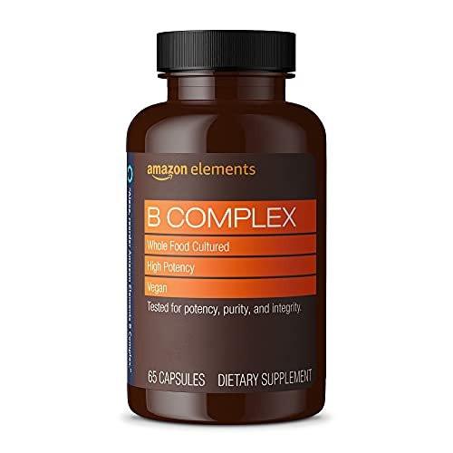 Hochdosiertes B-Komplex – 83 % fermentiert aus Vollwertkost, vegan, 65 Kapseln (2-Monats-Vorrat)