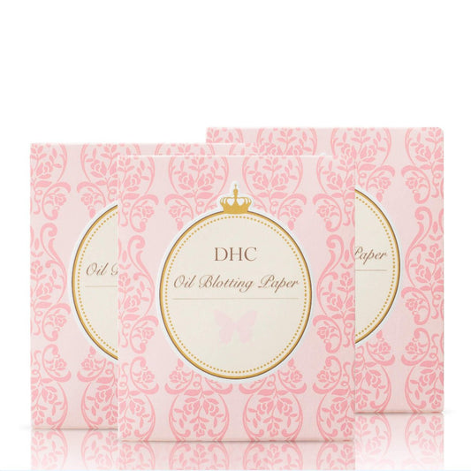 DHC Blotting Paper 3er-Pack – 300 Blatt Ölpapier für matte, ölfreie Haut