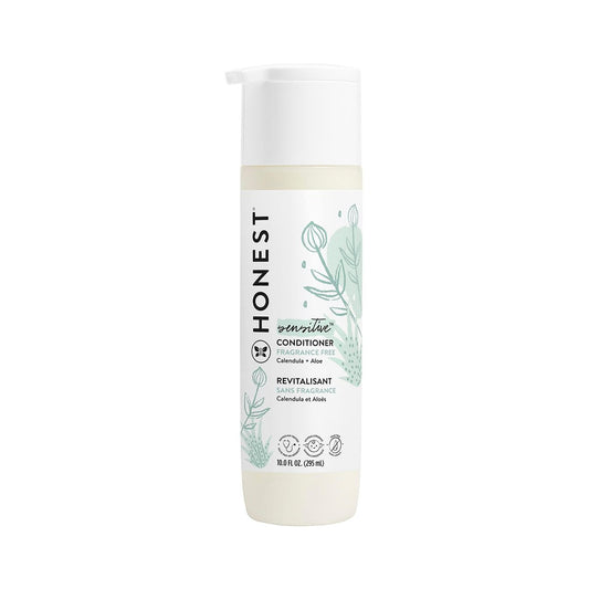 The Honest Company Silikonfreier Conditioner, Sanft, Hypoallergen, mit natürlich gewonnenen Inhaltsstoffen, Duftfrei für empfindliche Haut, 296 ml