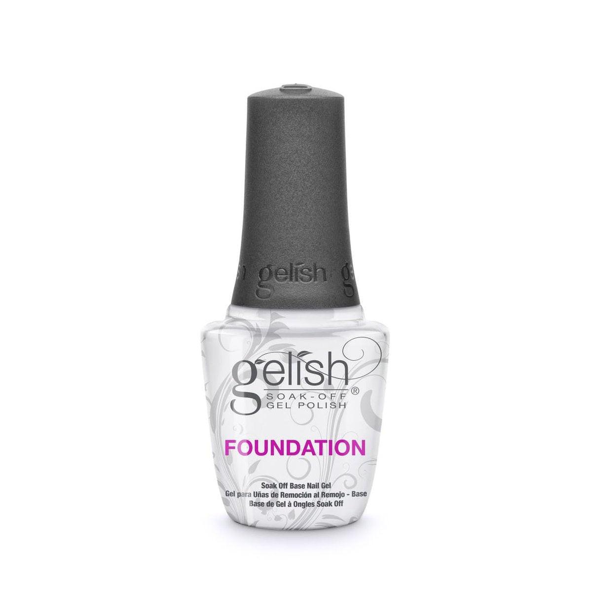 Gelish Foundation Base Gel – Klarer Unterlack für professionelle Nagelmodellage (14,2 g)