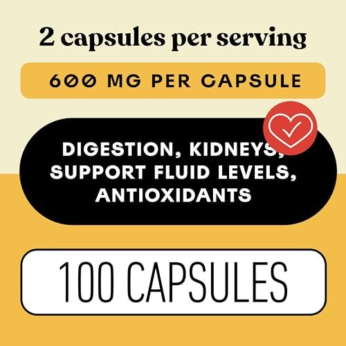 Bio Löwenzahnwurzel Kapseln 600mg – Löwenzahn Ergänzung für Leberreinigung und Verdauungsunterstützung, Vegan, Non-GMO, Glutenfrei, Hergestellt in USA