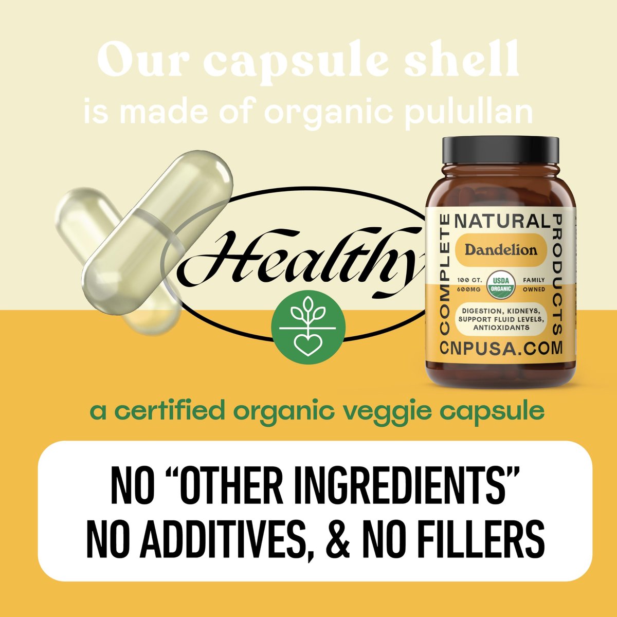 Bio Löwenzahnwurzel Kapseln 600mg – Löwenzahn Ergänzung für Leberreinigung und Verdauungsunterstützung, Vegan, Non-GMO, Glutenfrei, Hergestellt in USA