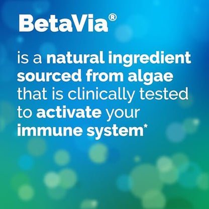 Emergen-C Immune+ Triple Action Immun-Boost Gummis mit BetaVia®, 1000 mg Vitamin C, B-Vitamine, Vitamin D und Antioxidantien, Super Orange, 45 Stück