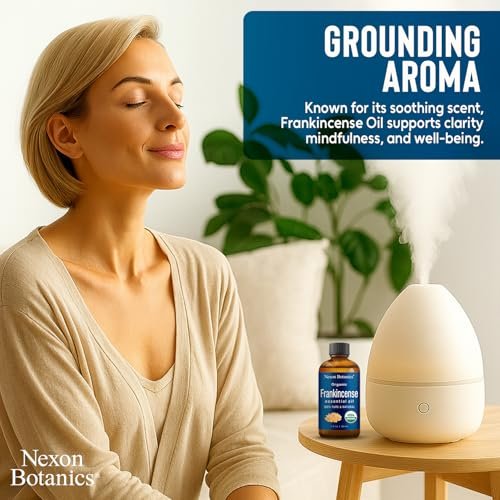 Bio Weihrauch Ätherisches Öl 30 ml – Reines Naturöl für Aromatherapie, Diffuser, DIY, Kerzen- und Seifenherstellung – Nexon Botanics