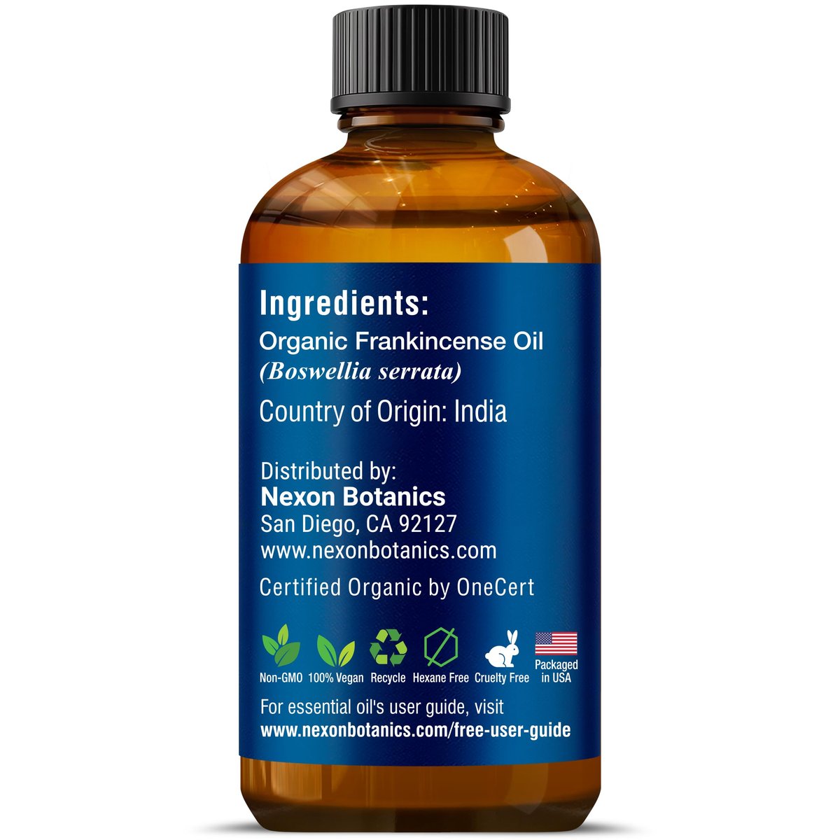 Bio Weihrauch Ätherisches Öl 30 ml – Reines Naturöl für Aromatherapie, Diffuser, DIY, Kerzen- und Seifenherstellung – Nexon Botanics