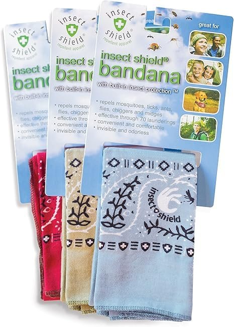 Insect Shield Insektenschutz Bandana - Hellblau - Einheitsgröße