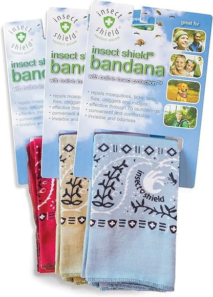 Insect Shield Insektenschutz Bandana - Hellblau - Einheitsgröße