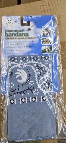 Insect Shield Insektenschutz Bandana - Hellblau - Einheitsgröße
