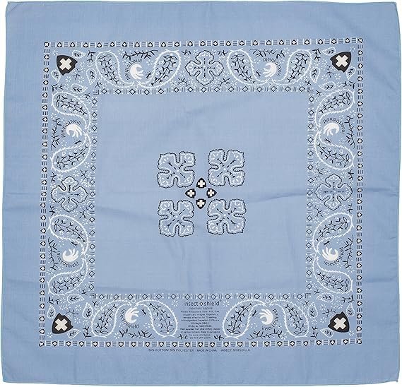 Insect Shield Insektenschutz Bandana - Hellblau - Einheitsgröße