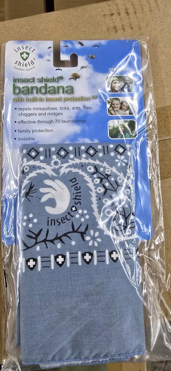Insect Shield Insektenschutz Bandana - Hellblau - Einheitsgröße