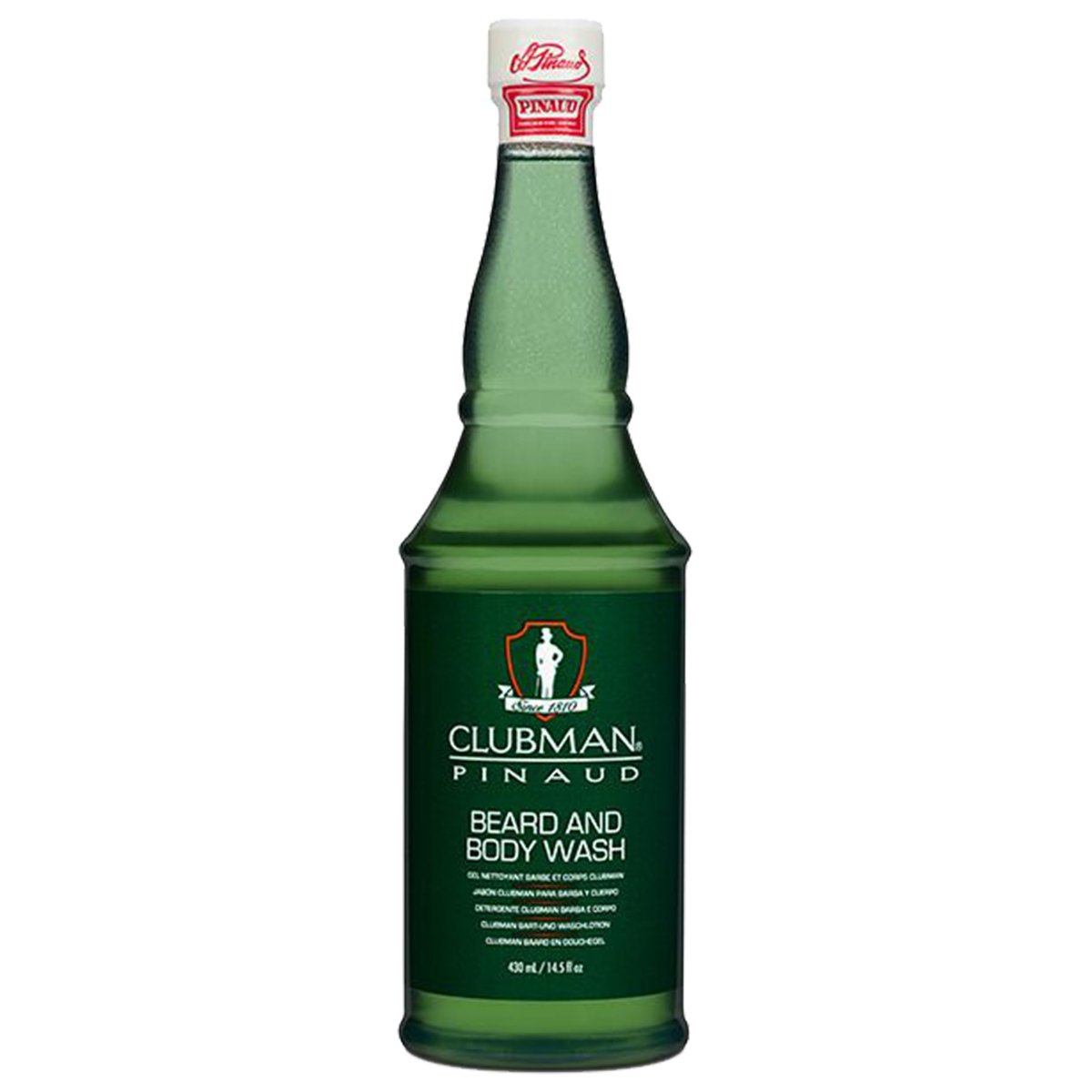 Clubman Pinaud Beard & Body Wash – Erfrischende Bart- und Körperreinigung für Männer, 14,5 fl oz