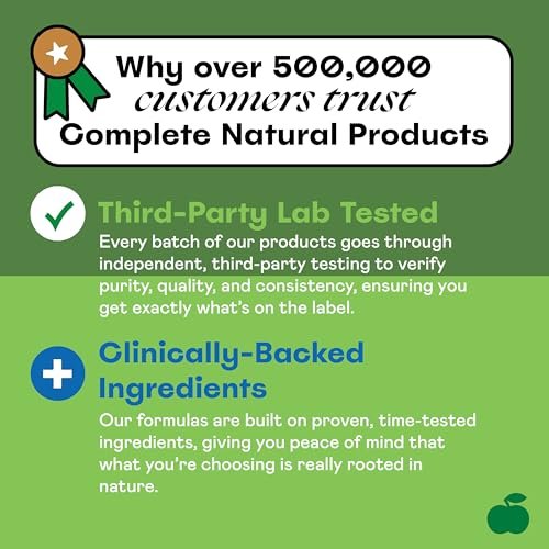 Complete Natural Products Reines Bio-Alfalfa-Blattpulver - 100 Kapseln - 450 mg reines, getrocknetes Bio-Alfalfa-Blattpulver in pflanzlichen Kapseln