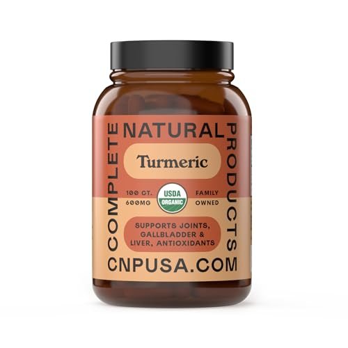 Bio Kurkuma Kapseln 600mg – Reines Curcumin Wurzelpulver, Pflanzliche Nahrungsergänzung für Leber- und Gallenblasenunterstützung, Natürliches Kräuter-Wellnessmittel