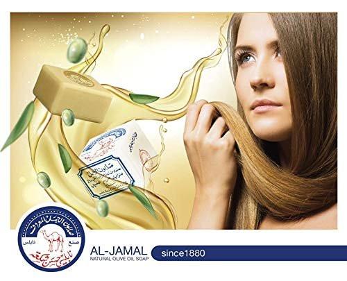 Al-Jamal Palästinensische Olivenölseife aus Nablus – Traditionell, natürlich, biologisch (6er-Pack)
