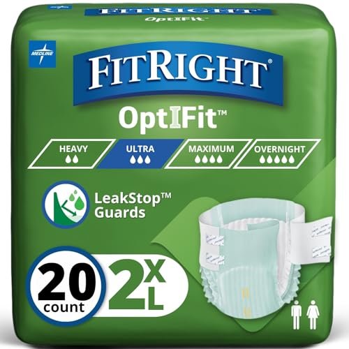 FitRight Ultra Inkontinenzhosen, XX-Large, 20 Stück – Zuverlässiger Schutz bei starker Harninkontinenz