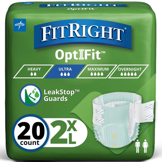 FitRight Ultra Inkontinenzhosen, XX-Large, 20 Stück – Zuverlässiger Schutz bei starker Harninkontinenz
