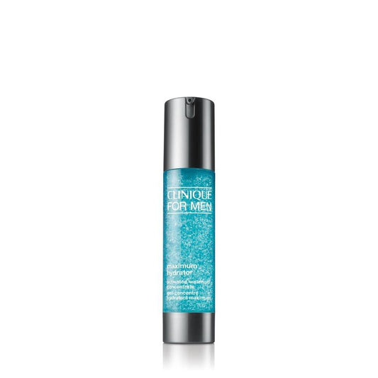 Clinique For Men Maximum Hydrator Activated Water-Gel Concentrat – Leichter Feuchtigkeitsspender für 72 Stunden Feuchtigkeit, alle Hauttypen, 1,6 Fl Oz