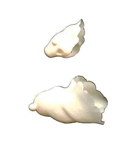 Woochie Erwachsene Beige Haut Latex Prosthetische Hexe Goblin Nase und Kinn Set