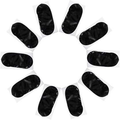 Mudder Schlafmaske mit Nasensteg – 10er-Pack Schwarz, Satin &amp; Schaumstoff