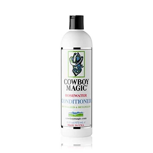 Cowboy Magic Shampoo + Conditioner + Entwirrer & Glanz 3er-Pack (je 473 ml) – Mit Seide, Panthenol und Honig – Für Pferde, Menschen und Hunde – Sanfte Reinigung und seidiges Fell