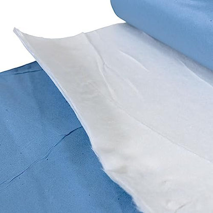 Vakly 100% Baumwollrolle 1 Pfund – Große, unsterile, weiche & saugfähige 12" x 56" Baumwolle für Wundversorgung, Gipsverbände, Schönheit & Basteln – Leicht reißbare Rolle