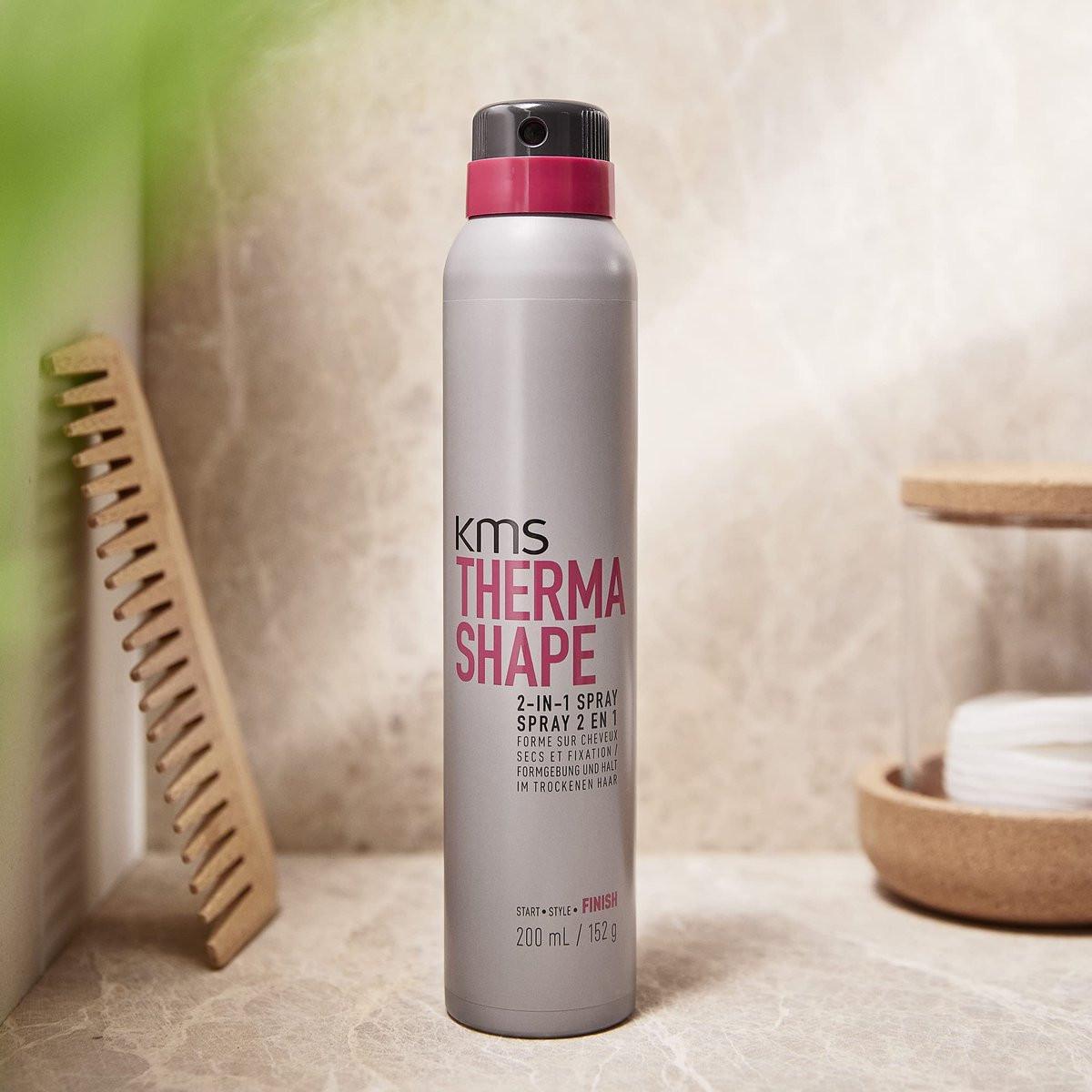 KMS THERMASHAPE 2-in-1 Spray – Hitzeschutz & Styling in einem, 177 ml