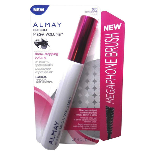 Almay Mega Volume Mascara, Schwarzbraun, 0,34 fl. oz.