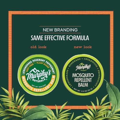 Murphy's Naturals Mückenschutz-Balsam – Pflanzlicher Insektenschutz für Outdoor-Aktivitäten, 0,75 oz