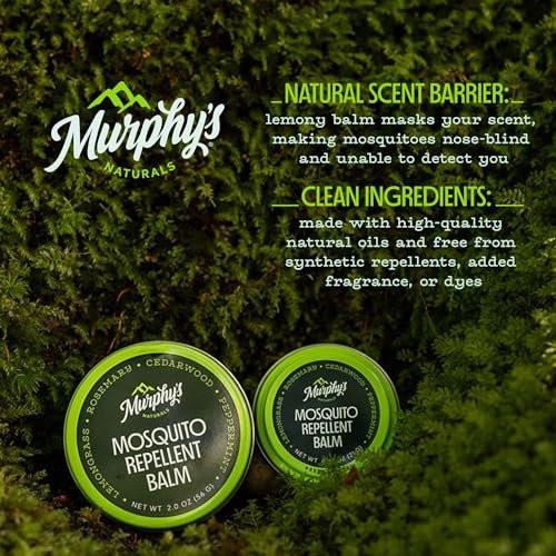 Murphy's Naturals Mückenschutz-Balsam – Pflanzlicher Insektenschutz für Outdoor-Aktivitäten, 0,75 oz