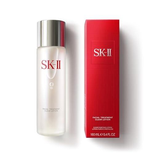 SK-II Facial Treatment Clear Lotion – Feuchtigkeitsspendender Gesichtstoner mit AHAs zum Peeling & zur Verbesserung der Hautstruktur – Sanfter Gesichtstoner mit Salicylsäure & Milchsäure für einen ebenmäßigeren Hautton (160 ml)