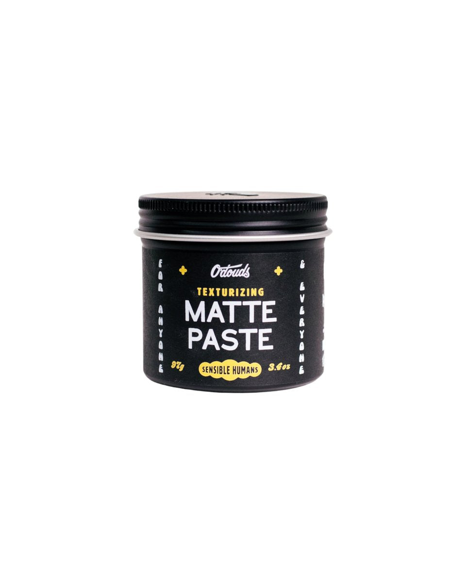 O'Douds Matte Paste – Natürliche Styling-Clay für Männer – Starker Halt für maximales Volumen & Textur mit mattem Finish – Vegan & pflanzlich – Labdanum & Lime Duft (100 ml)
