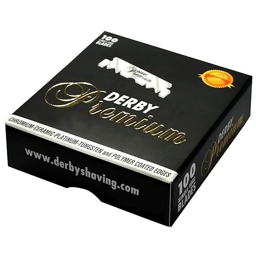 100 Derby Premium Single Edge Rasierklingen für Rasiermesser