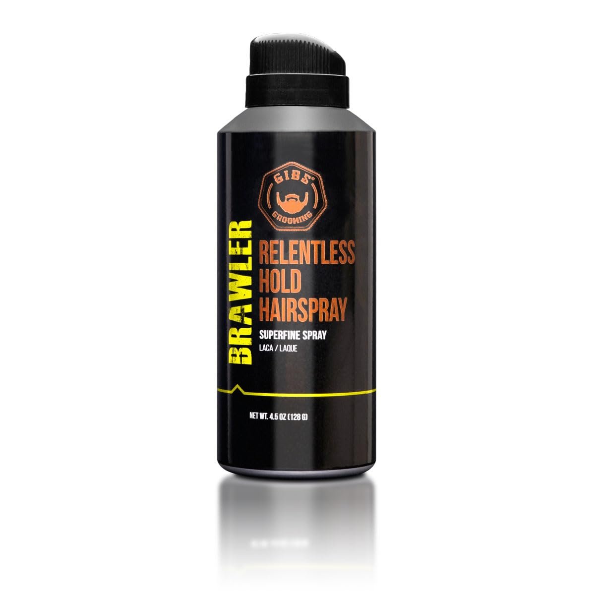 GIBS Grooming Brawler Bantamweight Hairspray 4,5 oz – Starker Halt & Textur für feines Haar