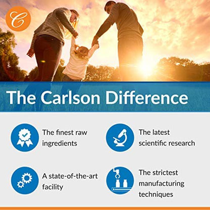 Carlson Vitamin D3 1000 IE (25 µg) – 250 Softgel-Kapseln für Knochen- & Muskelfunktion
