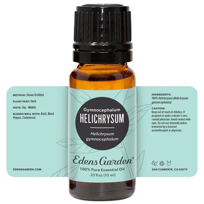 Edens Garden Helichrysum Gymnocephalum Bio-Öl – 100% reines, unverdünntes ätherisches Öl für Aromatherapie, Diffuser, Haut & Haare 10 ml