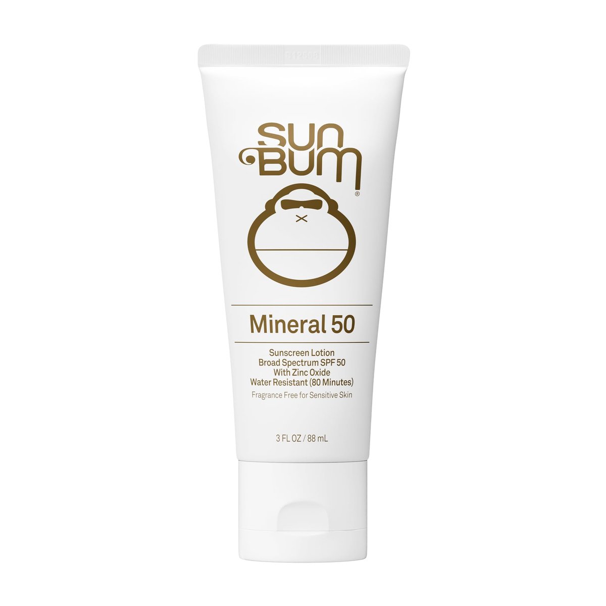 Sun Bum Mineral SPF 50 Sonnencreme Körperlotion – Breitband-Feuchtigkeitssonnencreme mit Vitamin E – Vegan und Hawaii 104 Act konform (ohne Octinoxat & Oxybenzon) – Reisegröße – 89 ml