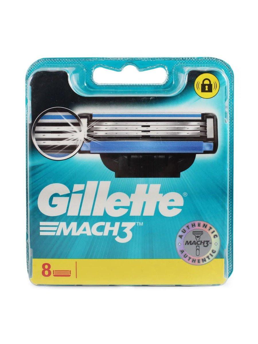 Gillette Mach3 Rasierklingen – 8 Klingen (1 x 8er-Pack) für eine gründliche und sanfte Rasur
