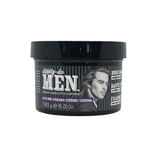 Dippity Do for Men Styling Cream High Hold 6,3 Unzen – Stylingcreme für starken Halt