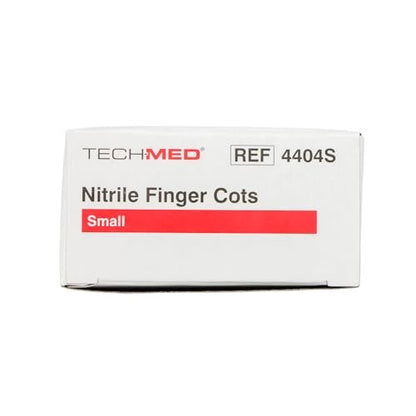 Dukal TEC 4404XL Tech-Med Nitril-Fingerling, X-Large, 0,08 mm Stärke (Pack mit 144 Stück)