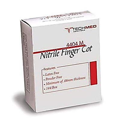 DUKAL Tech-Med Finger Cot, Nitril, Größe M, 144 Stück