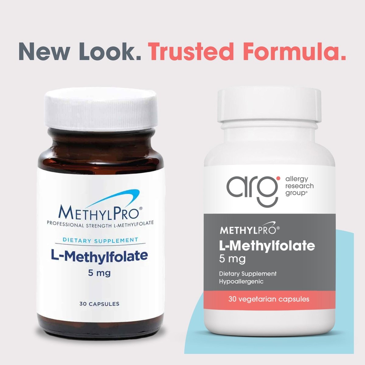 MethylPro L-Methylfolat 5 mg – L-Methylfolat, Methylfolat-Präparat für Frauen & Männer, methylierte Vitamin B9 (5-MTHF) für Gehirngesundheit, Fokus, Ruhe – 30 Kapseln (1 Packung)