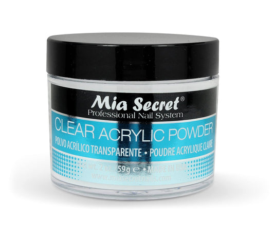 Mia Secret Klares Acrylpulver (56g) – Hochwertiges Acrylpulver für professionelle Nagelmodellagen