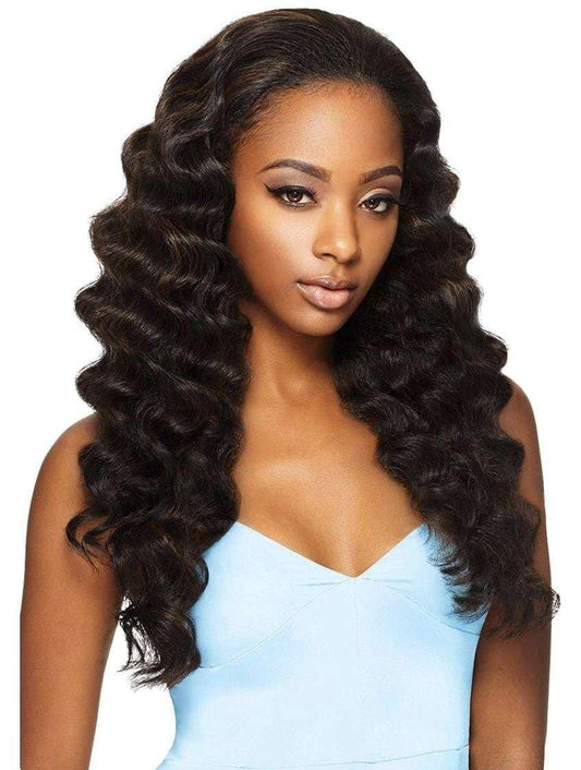 OUTRE Synthetische Half Wig Quick Weave Ashani (1) – Schwarz