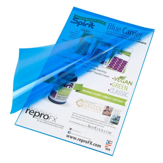 Repro FX Spirit® Tattoo Blue Carrier, 14 Zoll – Thermisches Tätowiermuster-Übertragungsgerät, stolz in den USA hergestellt