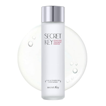 SECRETKEY Starting Care Essence Toner – Galactomyces Ferment Filtrat mit Adenosin für strahlende Glas-Haut, feuchtigkeitsspendendes Essence-Toner, verbessert unebenen Hautton, koreanische Hautpflege (155 ml)