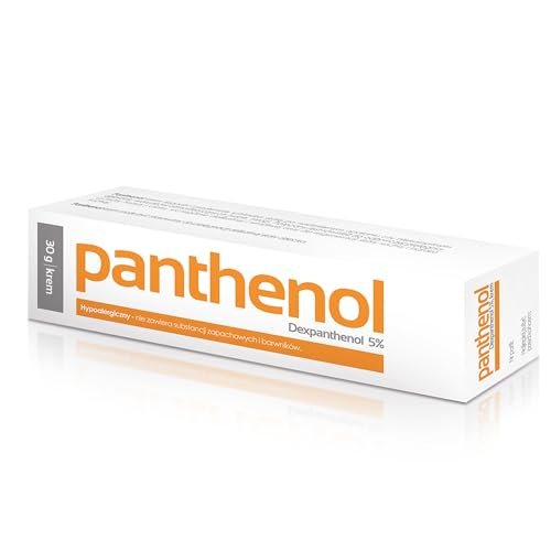 Panthenol Creme – Ideal für sonnen- oder witterungsbeanspruchte Haut, Feuchtigkeitspflege für trockene Haut, pflegende Hautpflege für weiche und empfindliche Haut – 30 g