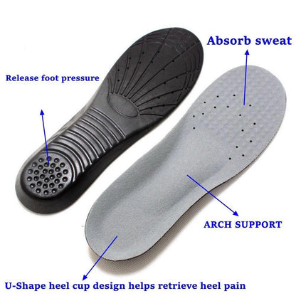 Memory Foam Einlegesohlen, Stoßdämpfend und Komfortabel für Täglichen Gebrauch, Herren und Damen, Größe M (US M: 6.5-9/W: 7.5-10)