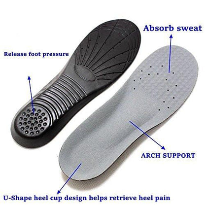 Memory Foam Einlegesohlen, Stoßdämpfend und Komfortabel für Täglichen Gebrauch, Herren und Damen, Größe M (US M: 6.5-9/W: 7.5-10)