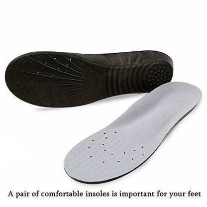 Memory Foam Einlegesohlen – Stoßdämpfende & bequeme Schuheinlagen für Herren und Damen, Größe L (US M: 9.5-12.5 / W: 10.5-13.5)