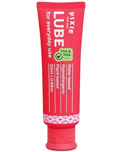Pixie Menstrual Cup Gleitgel – 20 ml natürliches, wasserbasiertes Gleitmittel für Damenhygiene – Erleichtert das Einsetzen von Menstruationstassen und -scheiben